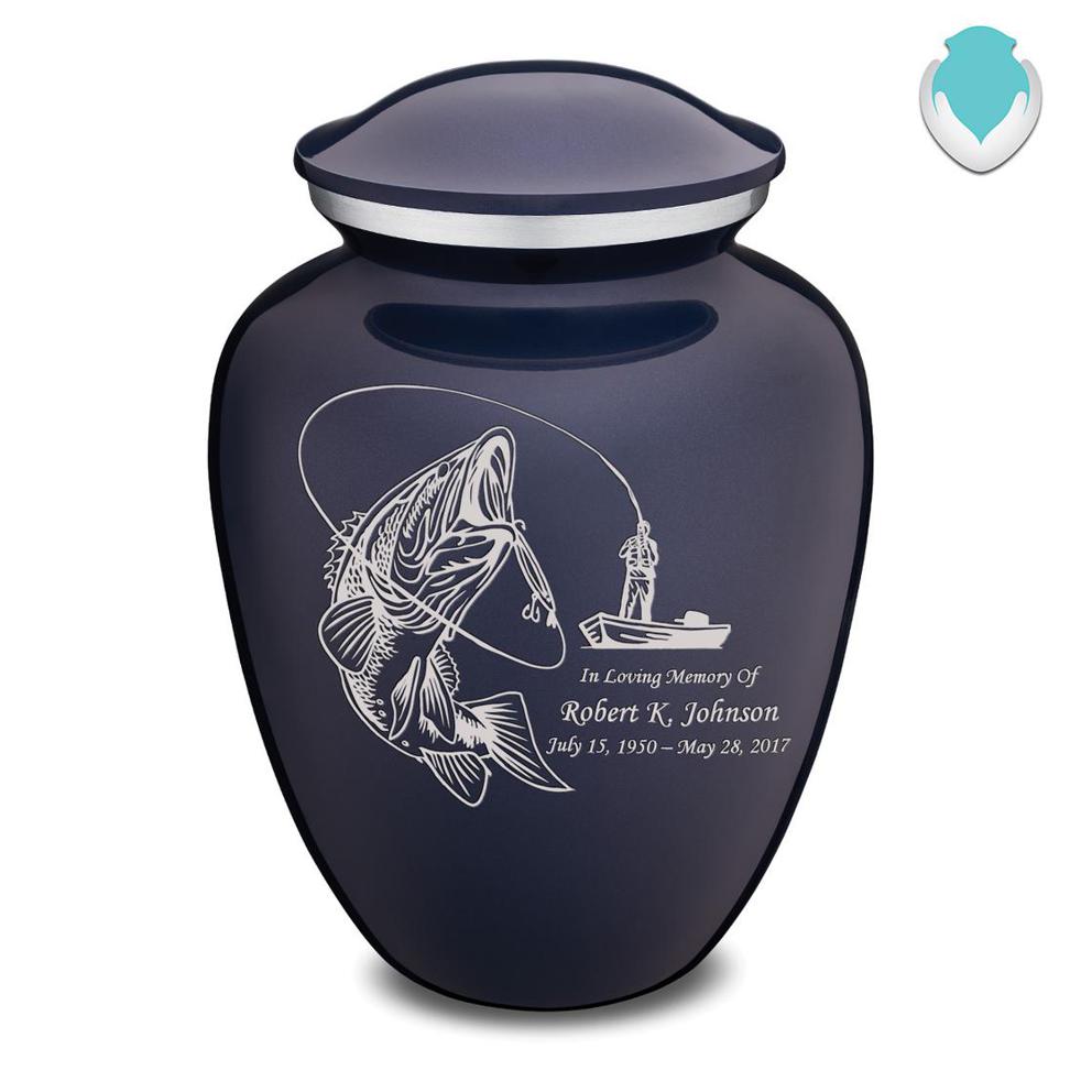 Photo of Adult Embrace Fishing Cremation Urn